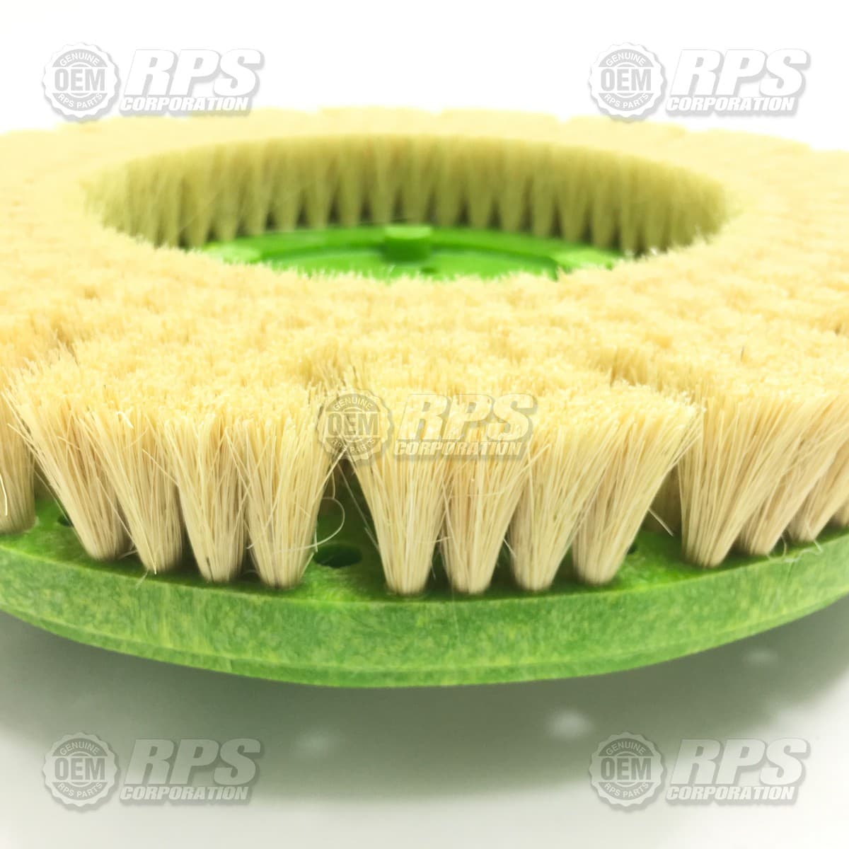 14-382T - Brush,Tampico,14", 8-Lobe Green