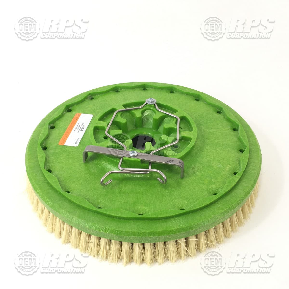 15-382T - Brush,Tampico,15", 8-Lobe Green