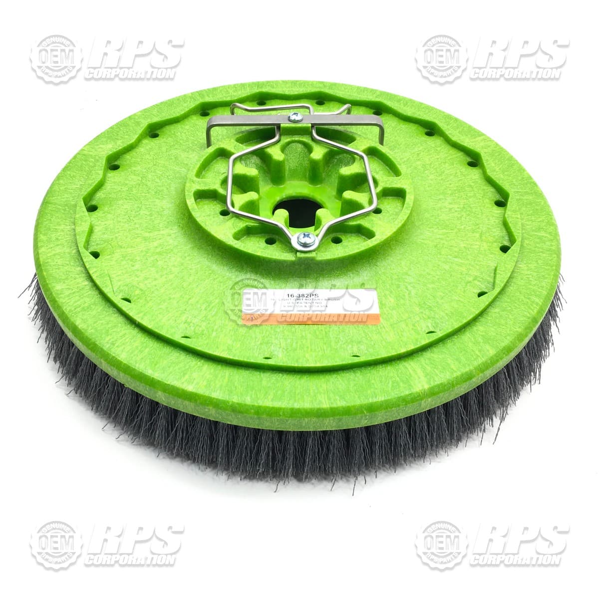 16-382PS - Brush,Light-Grit,16, 8-Lobe Green 