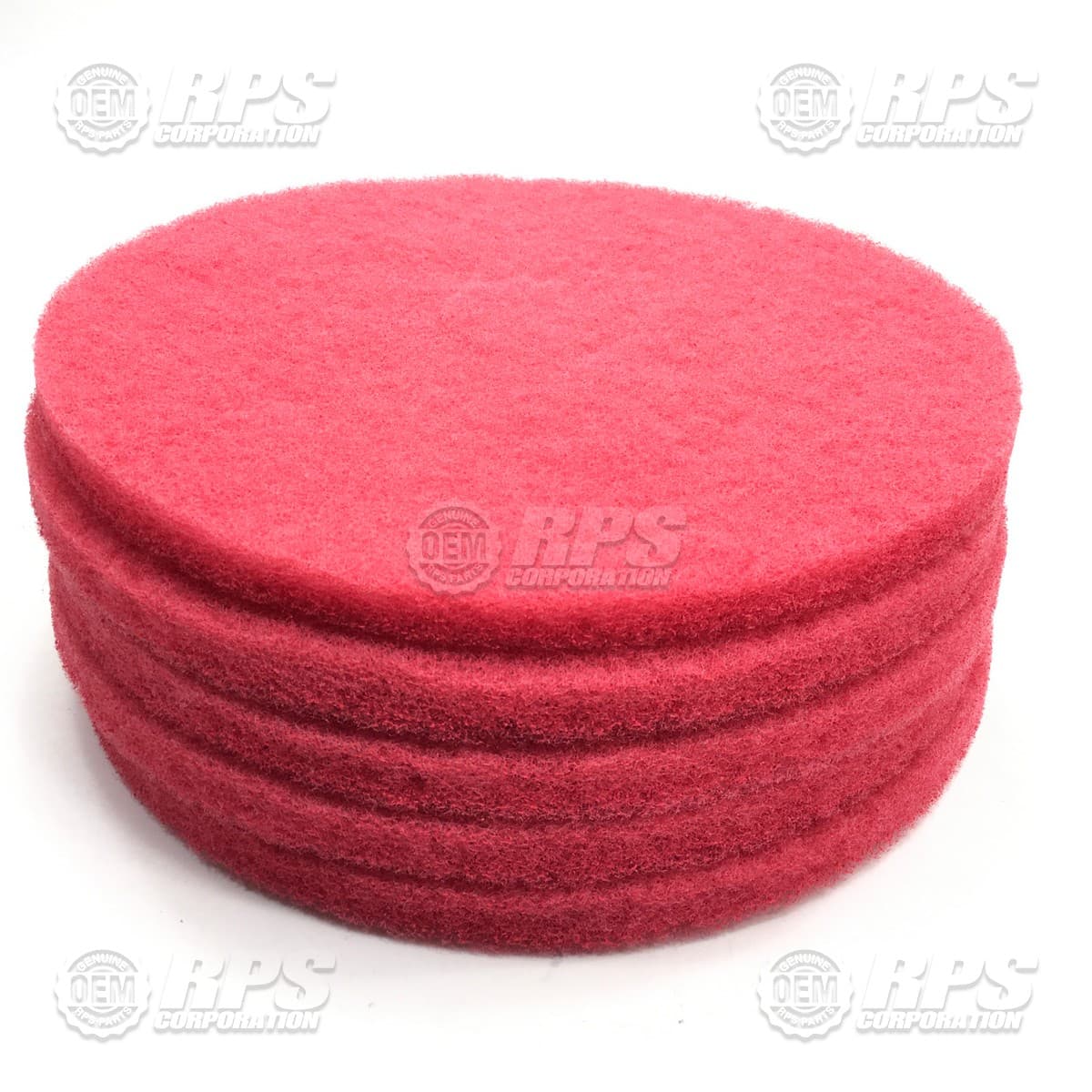 16-422R - Floor Pads, 16" Red - Case of 5 pads