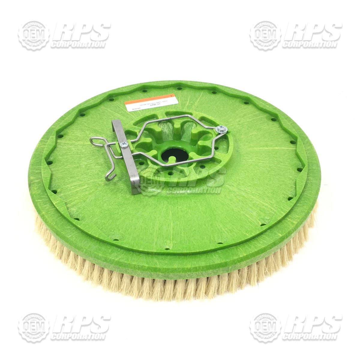 17-382T - Brush,Tampico,17", 8-Lobe Green