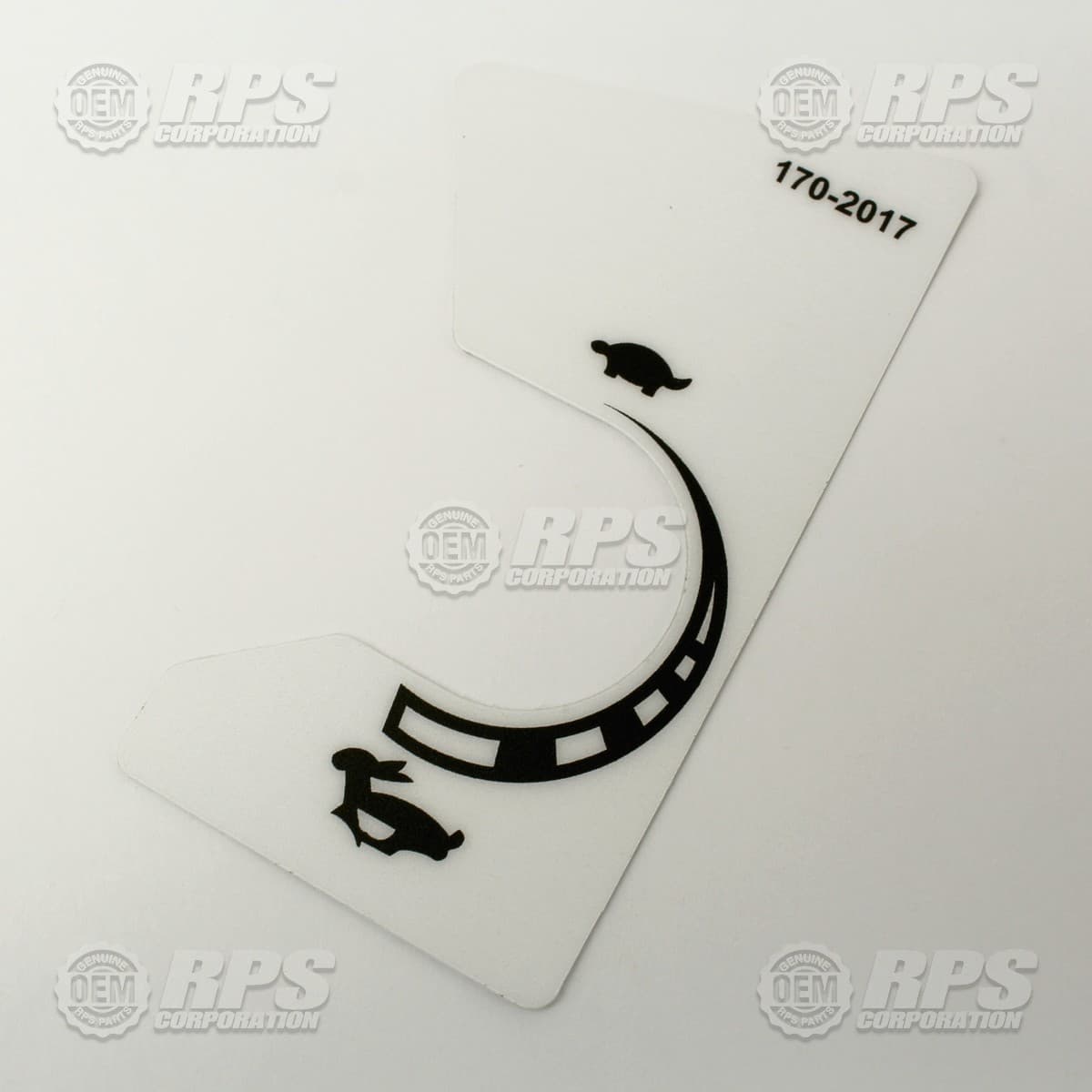 170-2017 - Decal, Speed Control