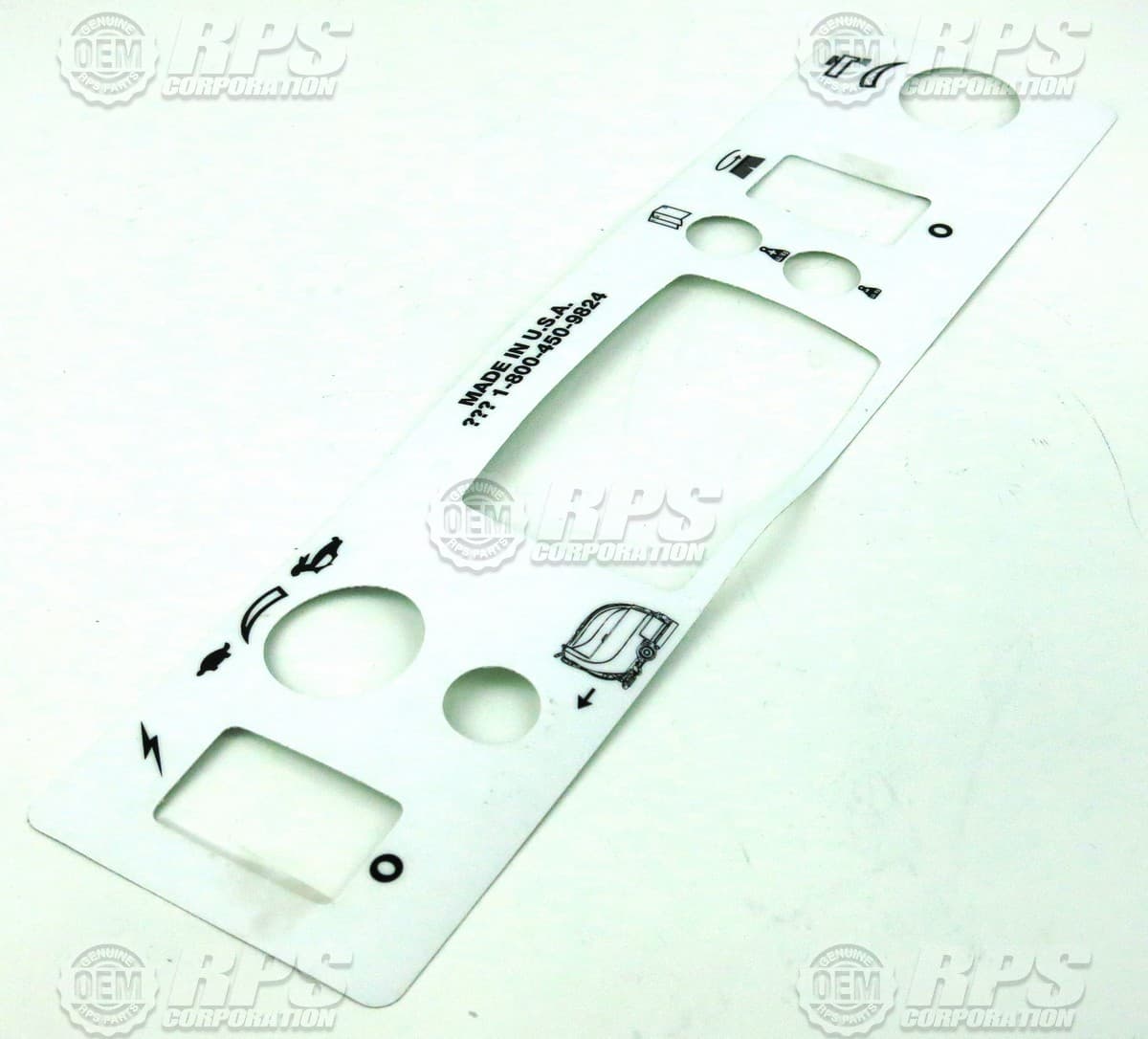 21-2014 - Decal,Control Panel Overlay Top 