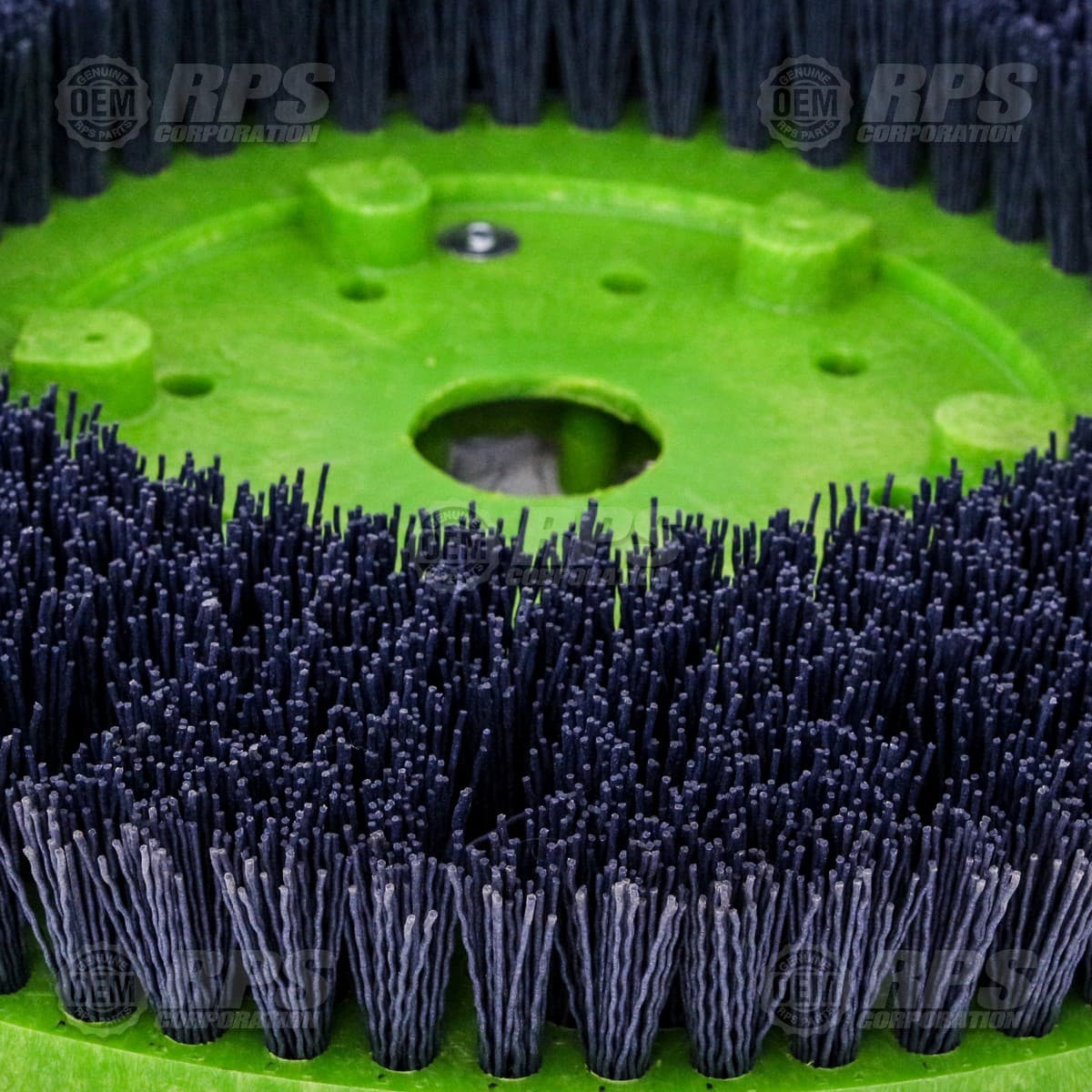 23-382C - Brush,Midi-Grit,23", 8-Lobe Green