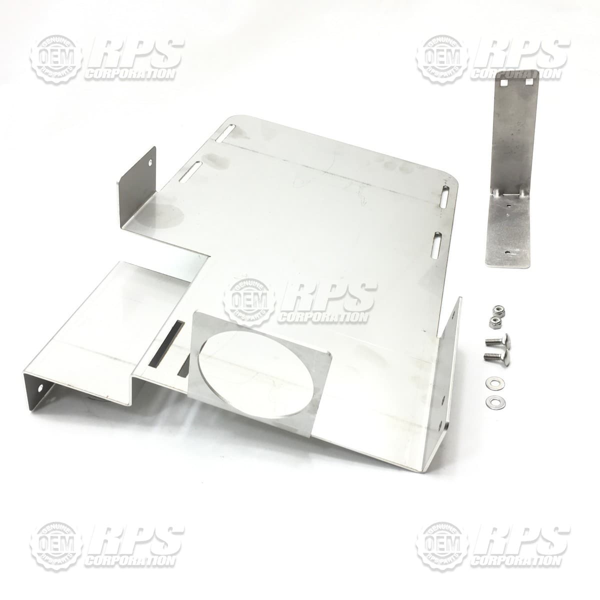 250-1132D - Baffle,Stainless, w/Holder 