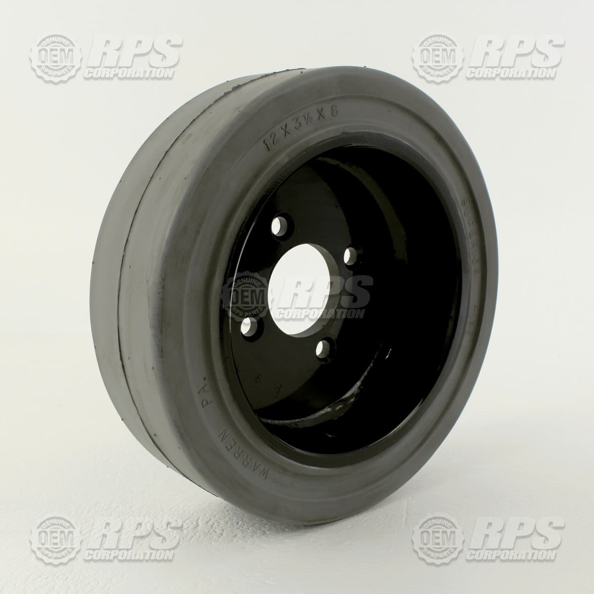255-6180 - Wheel,Rear,Grey,Smooth 