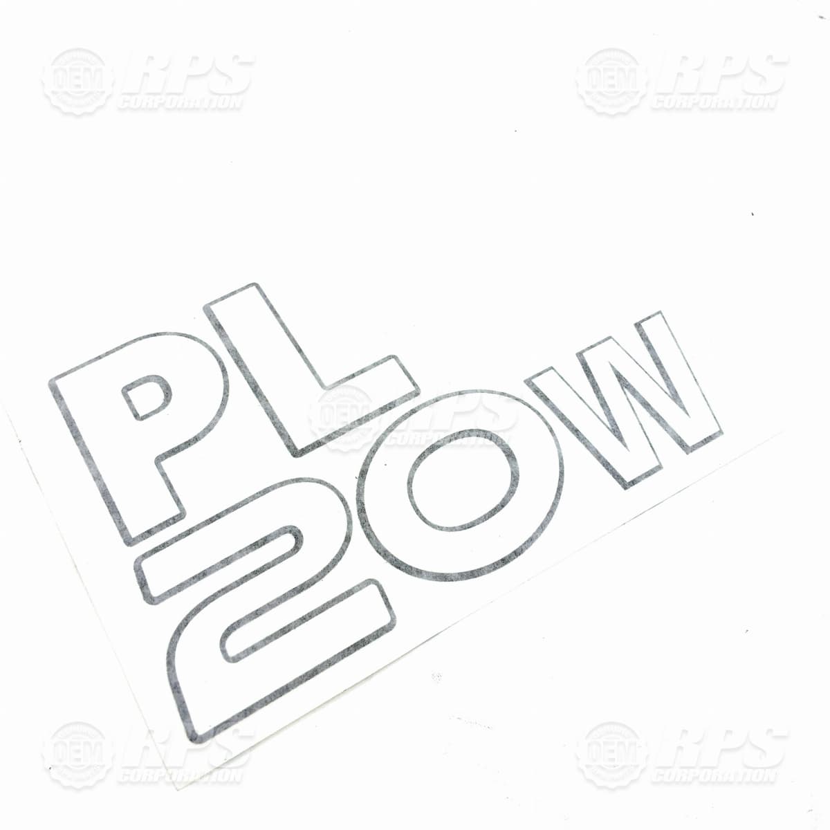 260-1400 - Decal, PL20W 