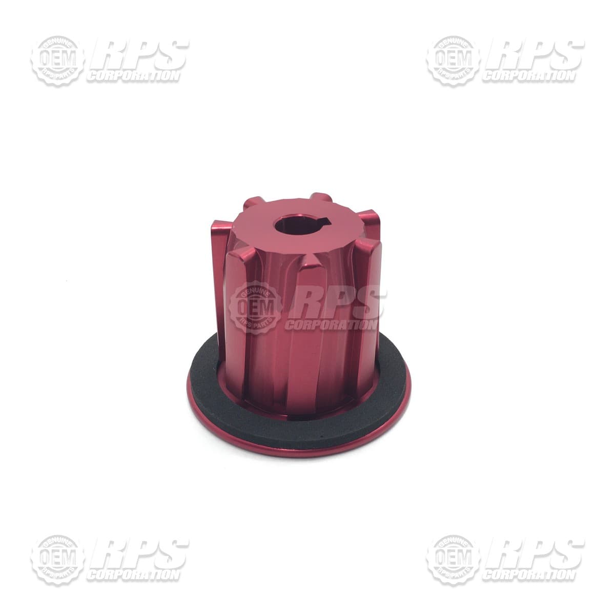 260-8371D - Driver, Cyl Spiral, 7 Spline, Alum HC Red,w/Gasket