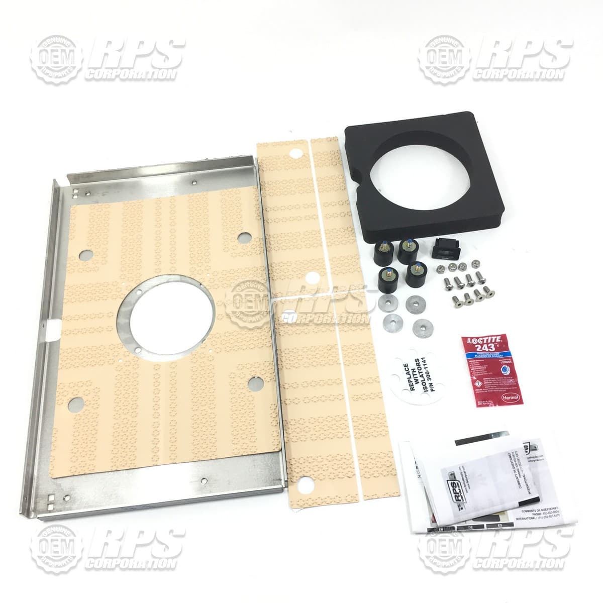 264-4024D - Kit, Deck, Square Head, SS, 24"