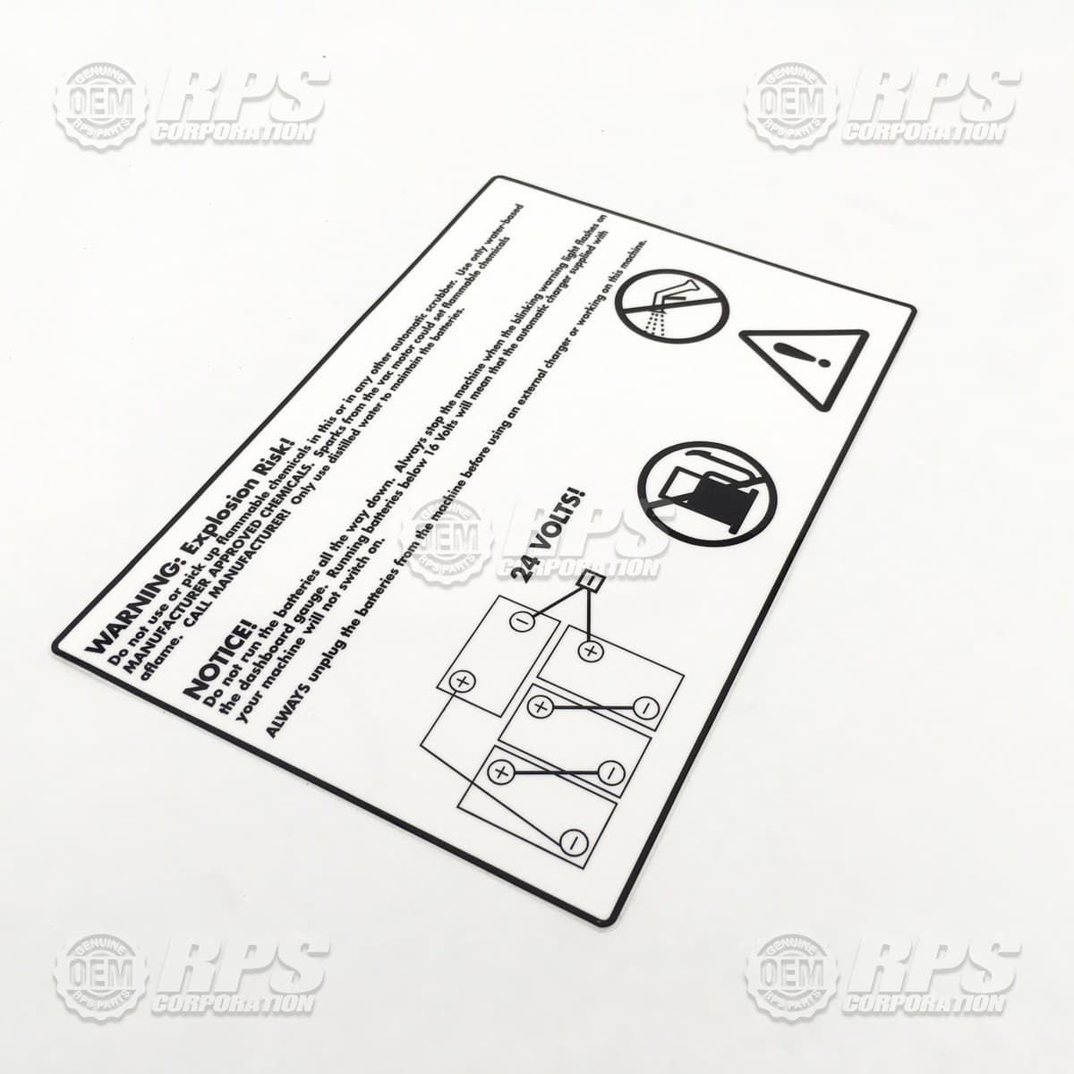290-1503 - Decal, Warning