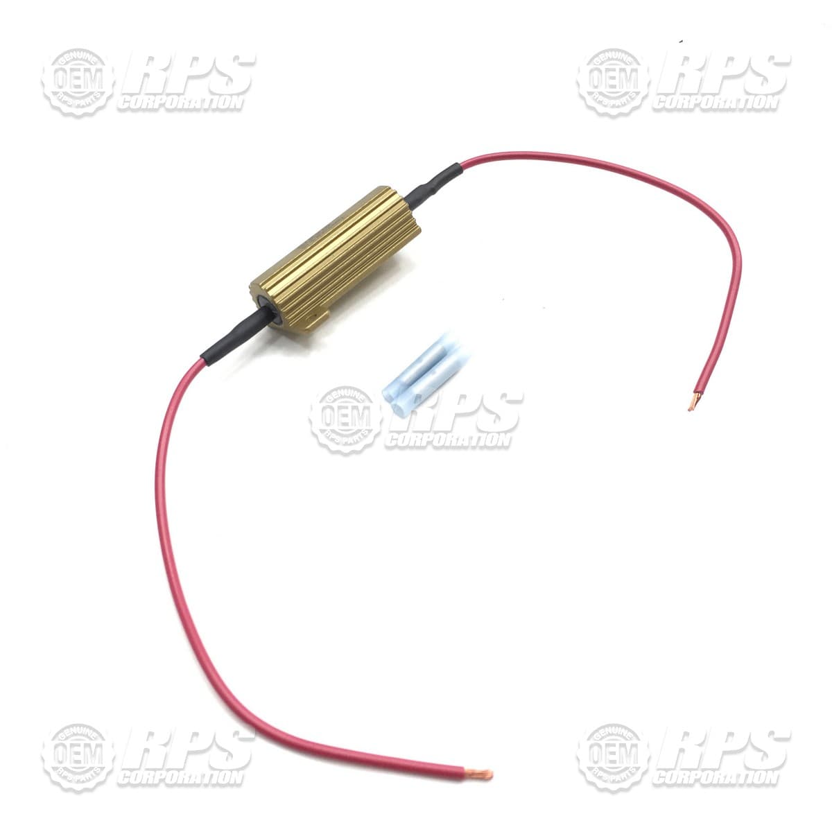 290-9581D - Resistor,Wirewound,8OHM,50W With Red Wires