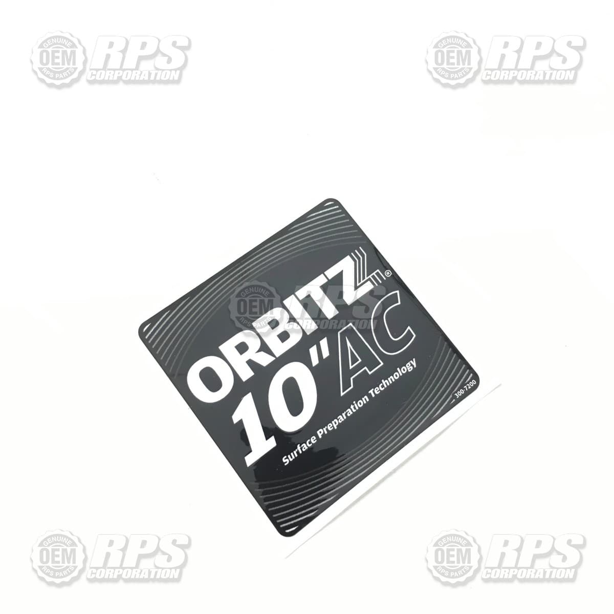 300-7200 - Decal, Orbitz 10 AC 
