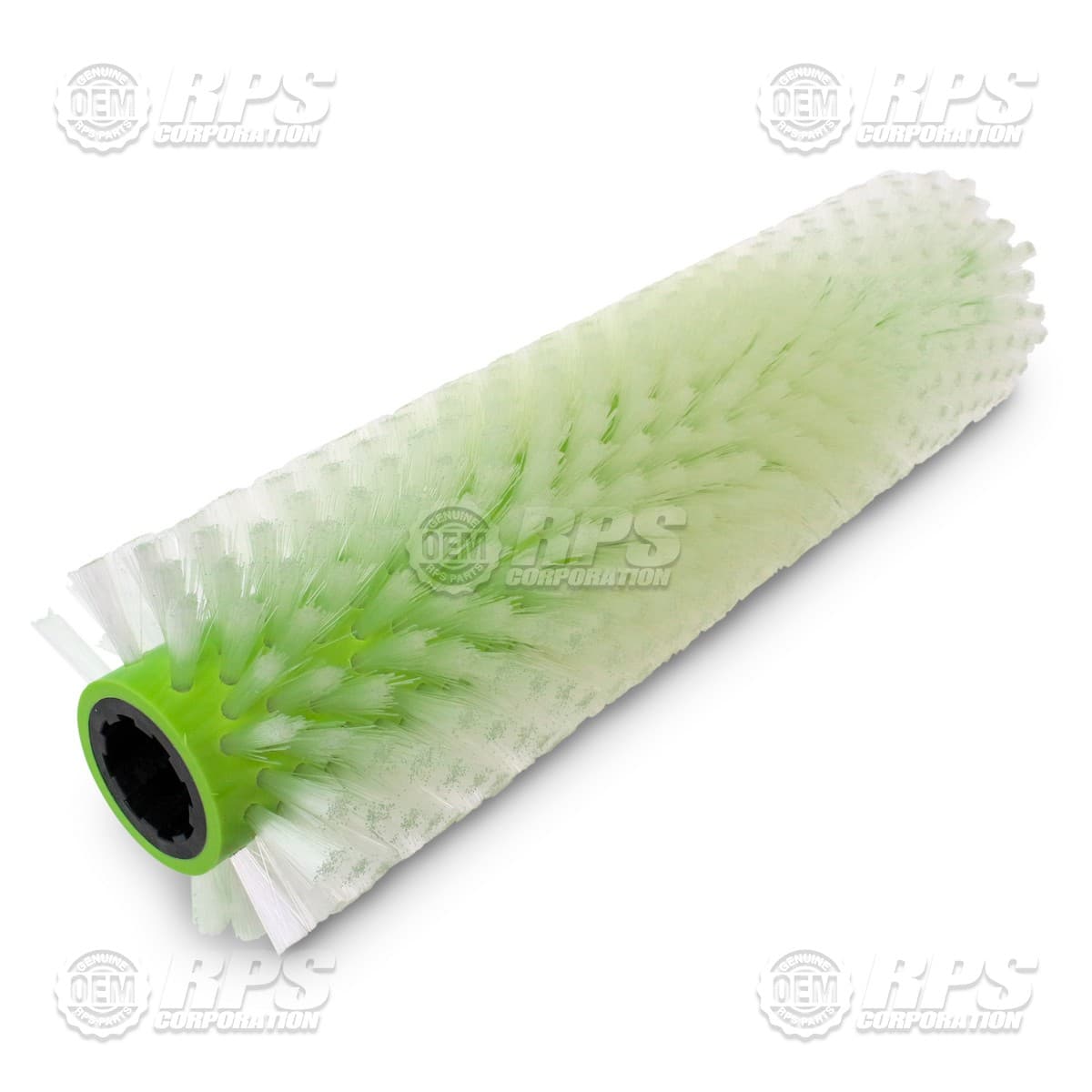327-697N - Brush, Cyl, 32", 8-Spline Grn, 6" Dia, Nylon