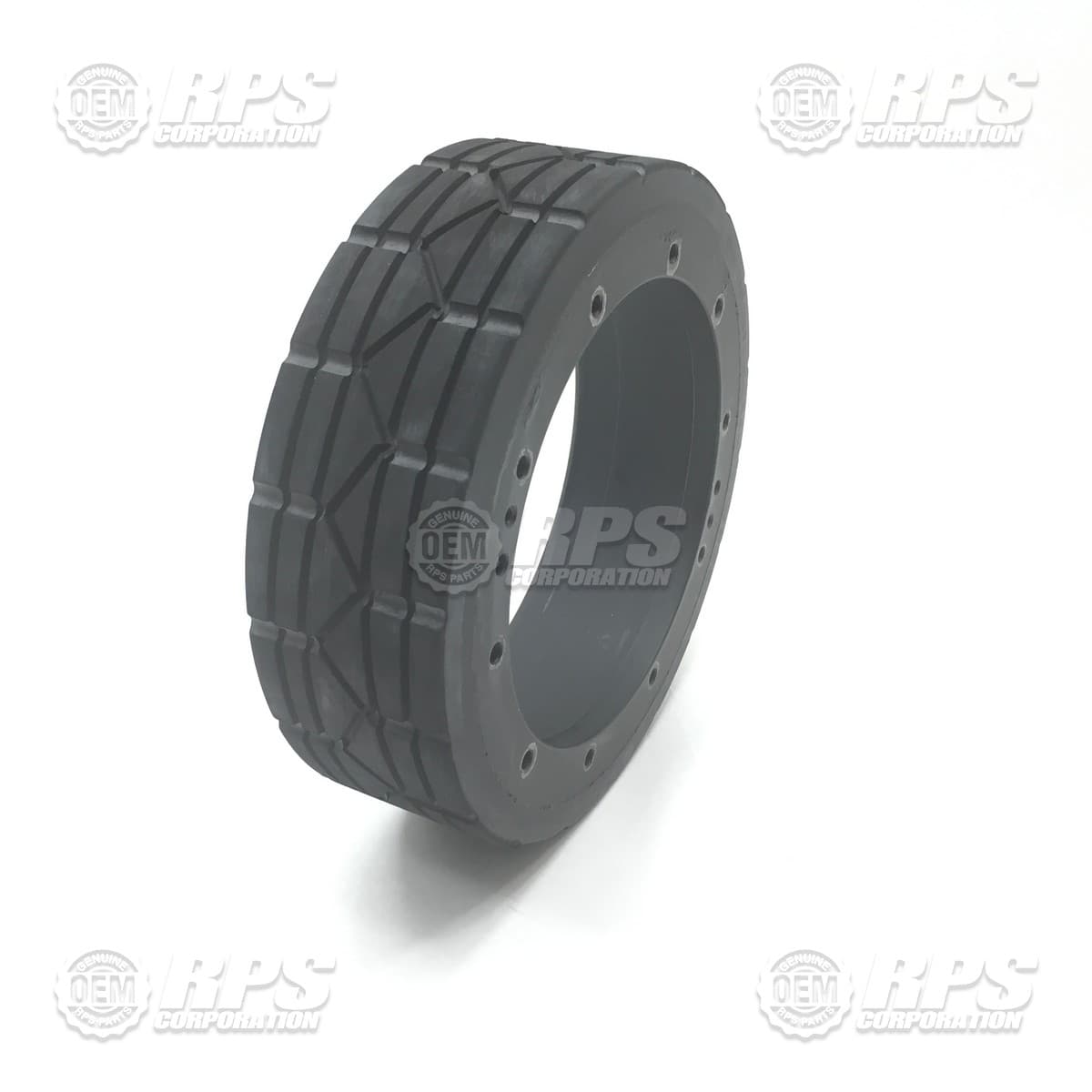 349-7314 - Tire & Wheel,Hytraq,10" Black, Extra Sipping
