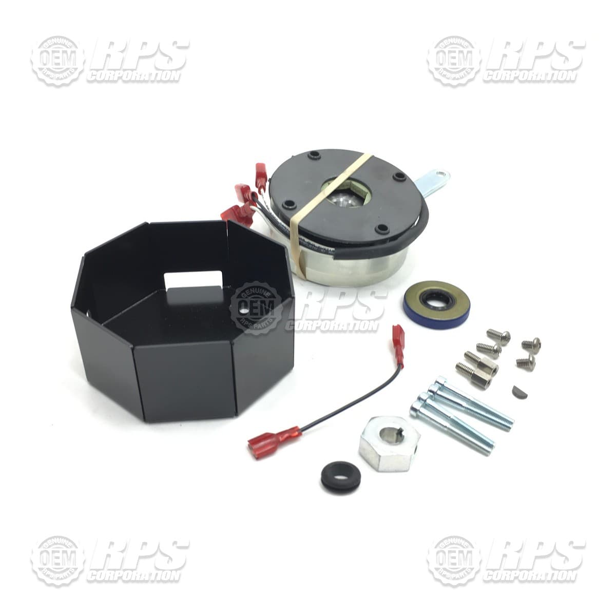 349-7323D - Parking Brake, Elec, 24V w/ seal and key