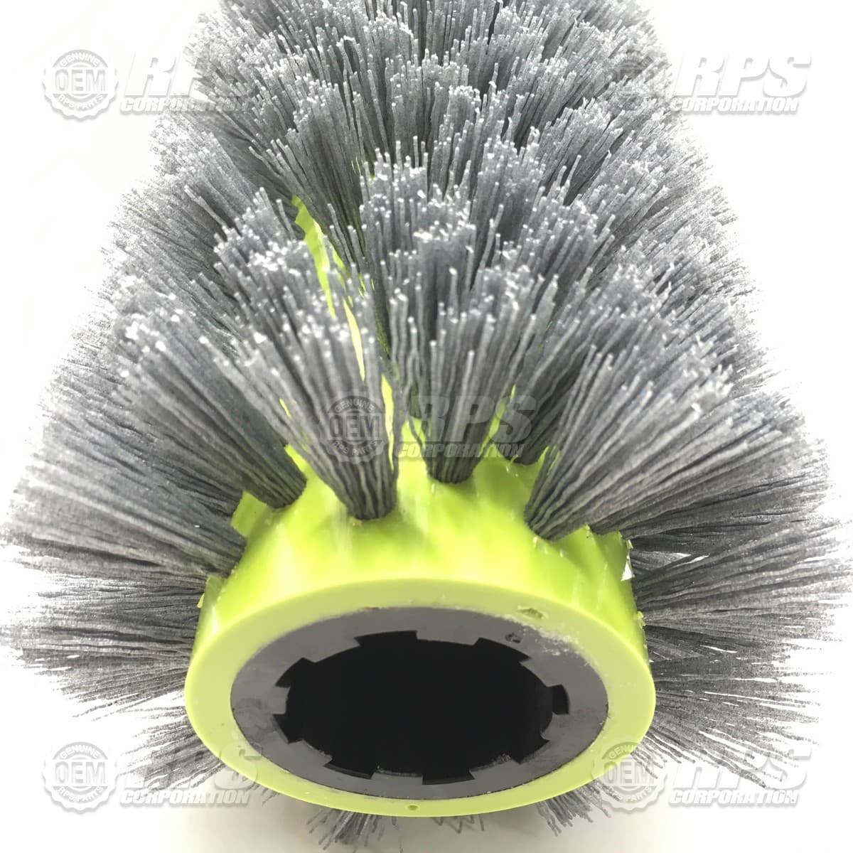 356-697PS - Brush, Cyl, 35", 8-Spline Grn, 6" Dia, Lite-Grit