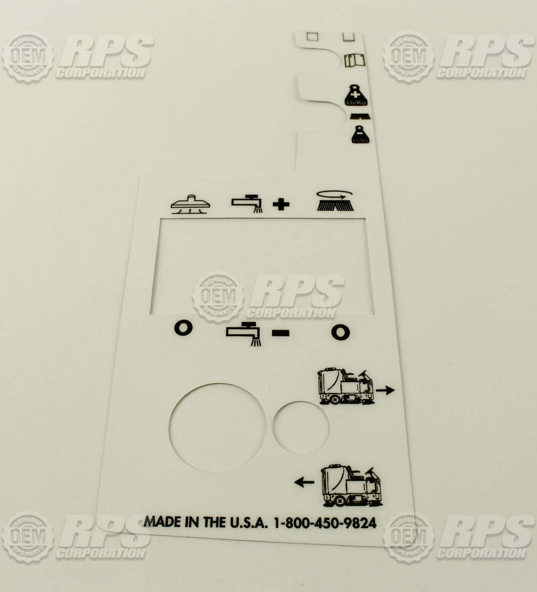 370-2013 - Decal,Control Panel Top