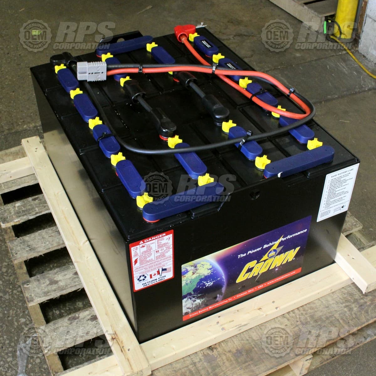 370-2110 - Battery,Industrial, 36V 440ah Wet, Crown 