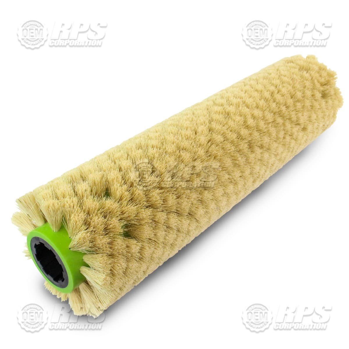 387-697T - Brush, Cyl, 38", 8-Spline Grn, 6" Dia, Tampico