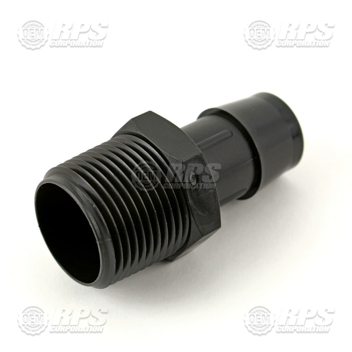 390-8000 - Fitting,3/4"MNPTx3/4"Barb Nylon