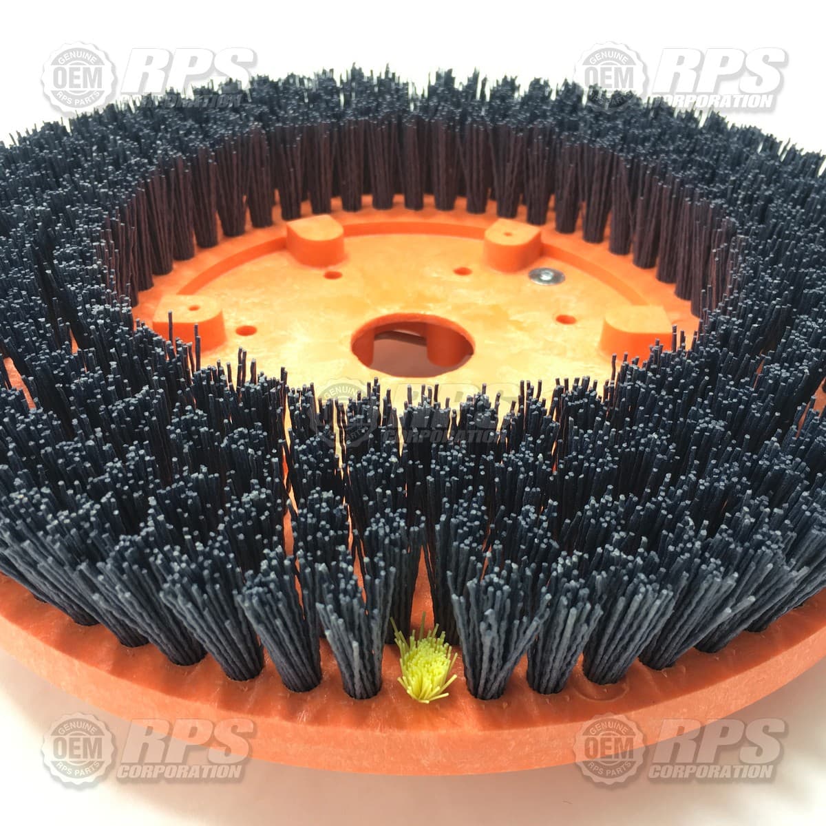706-17C - Brush,Midi-Grit,17, 7-Lobe Orange 