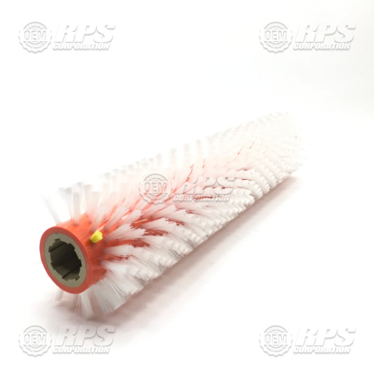 75-286N - Brush, Cyl, 28 Nylon, 7-Spline Orange