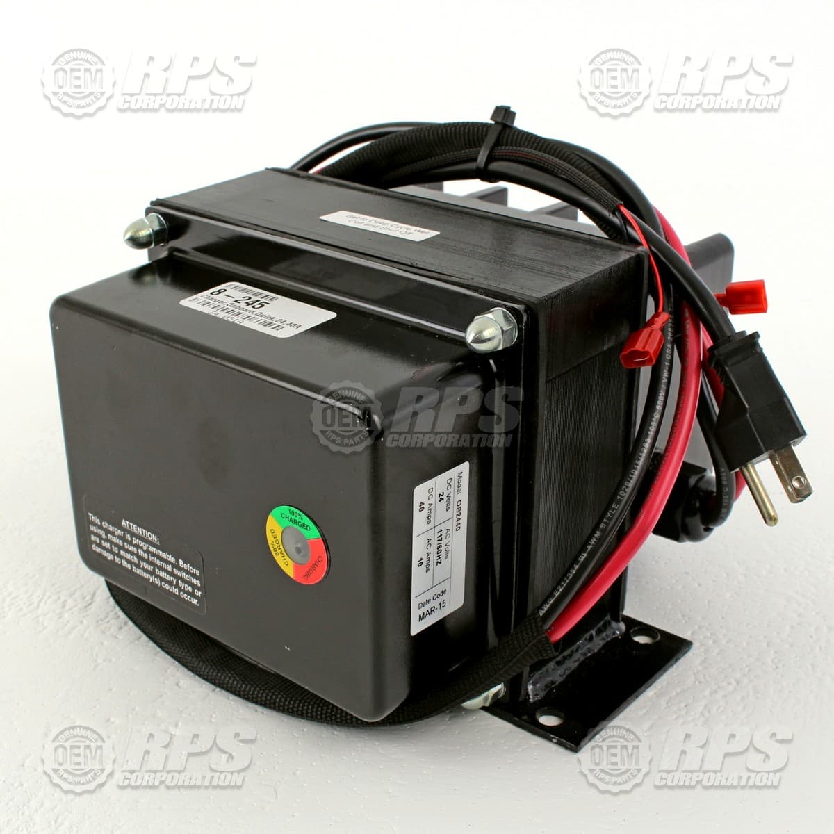8-245 - Charger,Onboard,Quick,24,40A HW,110V/60H-Wet