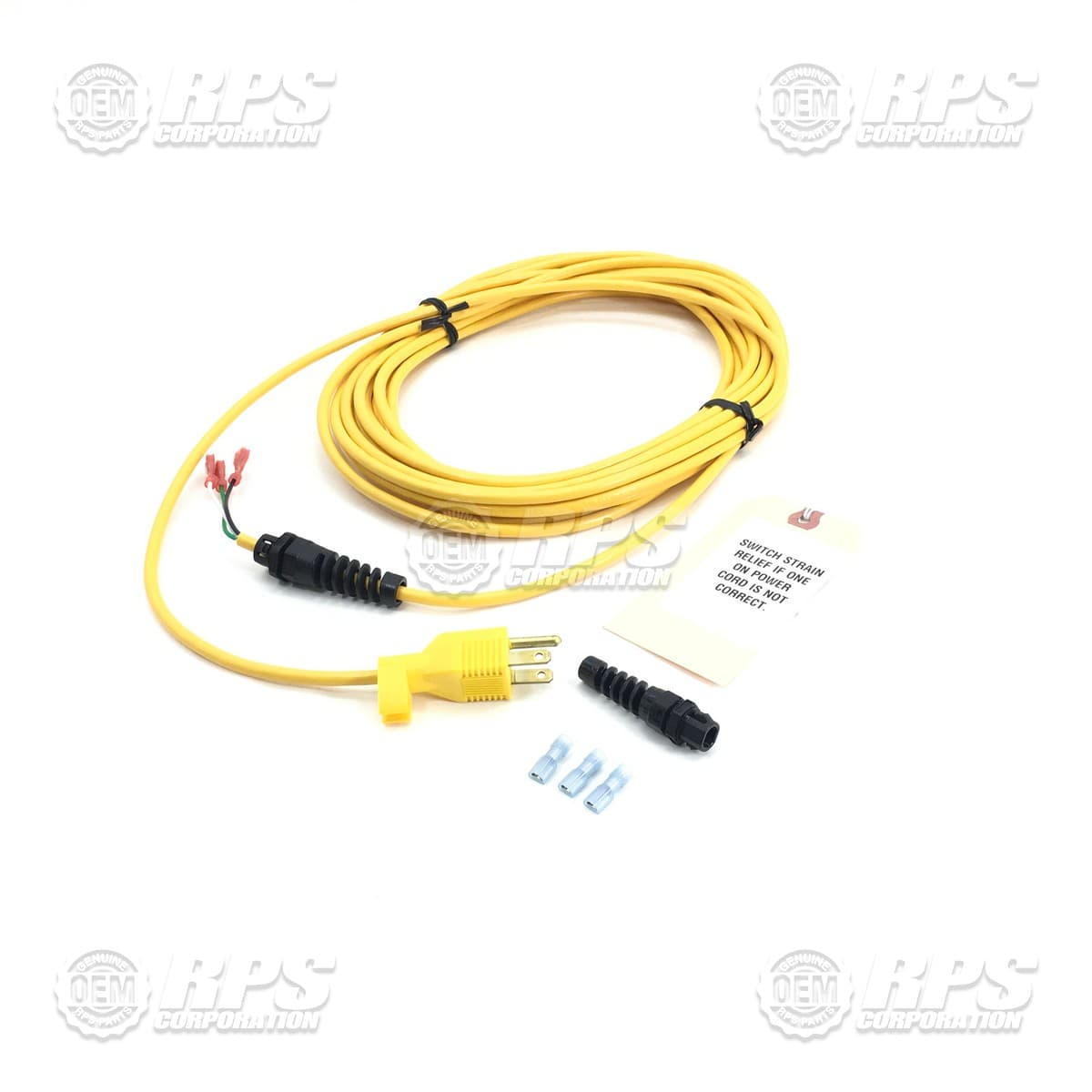 900-8026 - Nano Power Cord 110V, Small Strain Relief 