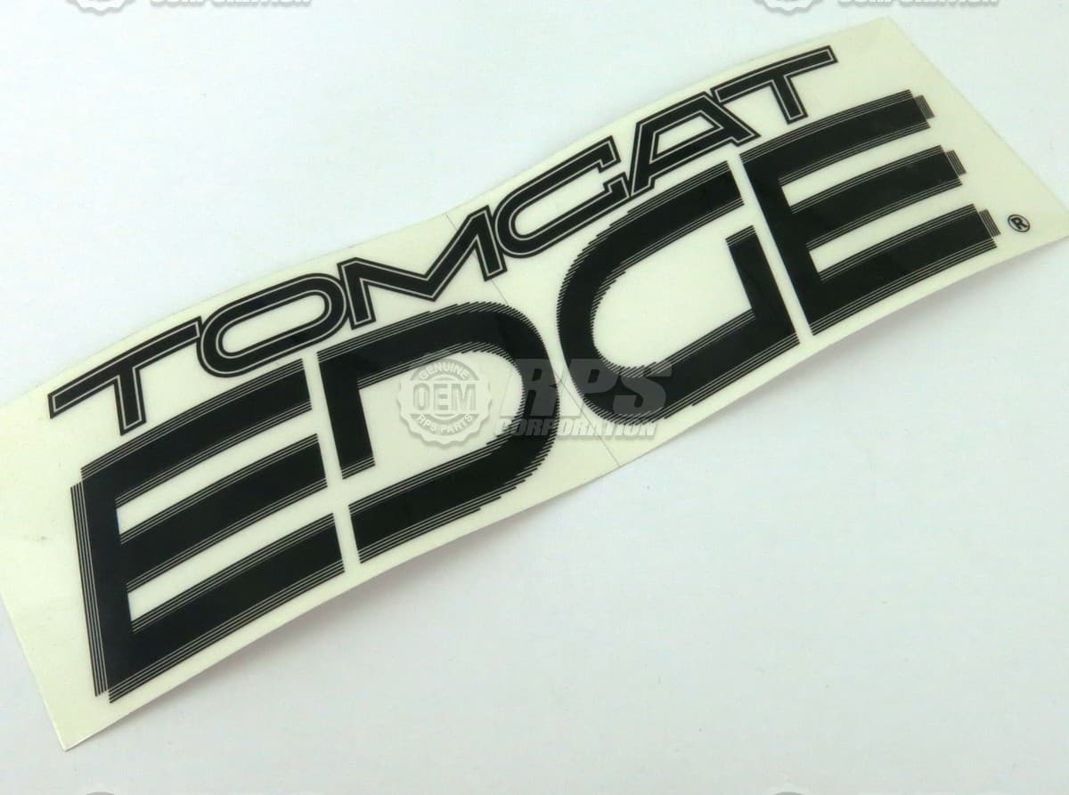 EDGE-7204 - Decal, Edge, 8", Black, Tomcat