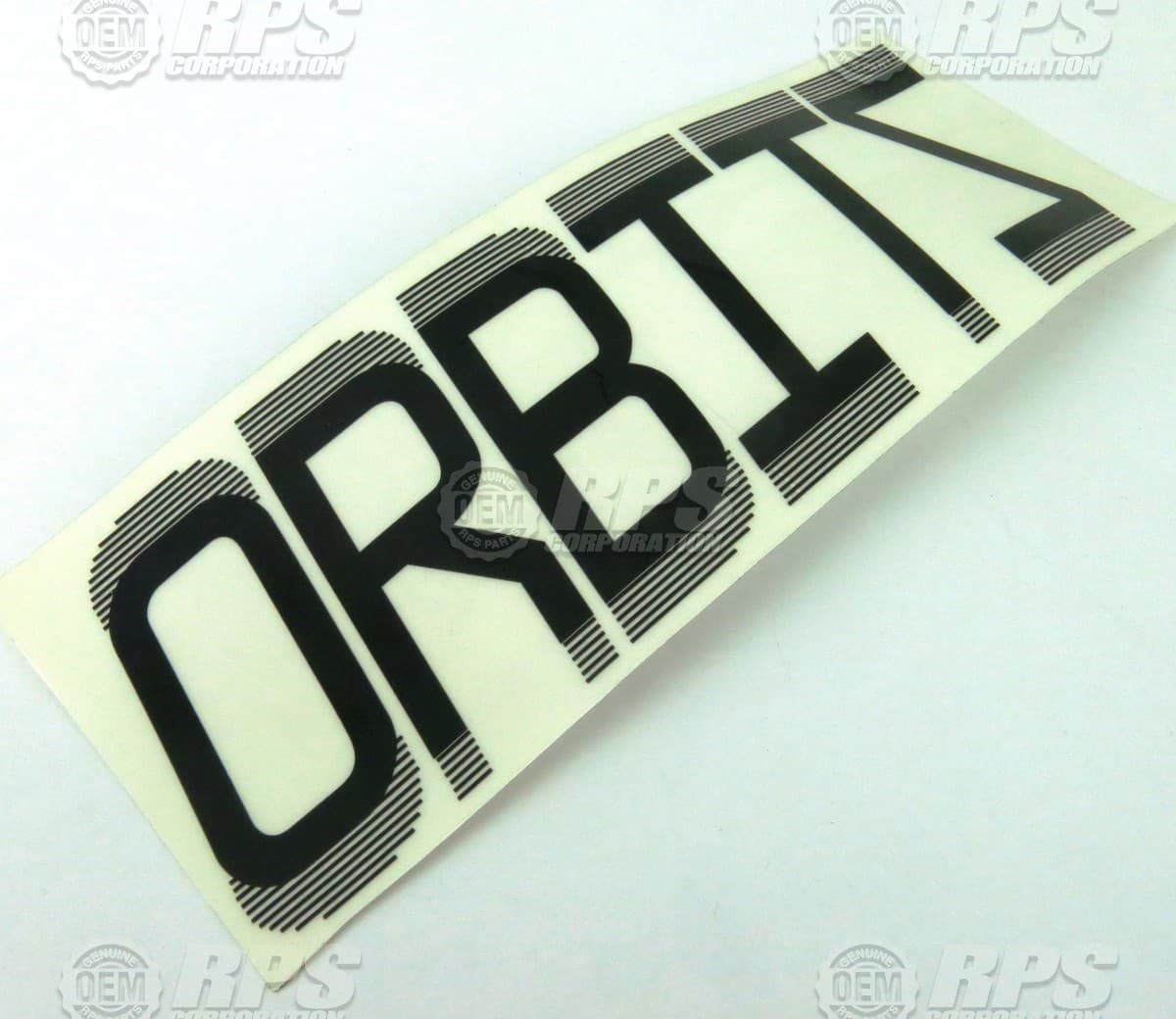 EDGE-7214 - Decal, Orbitz, 8", Black