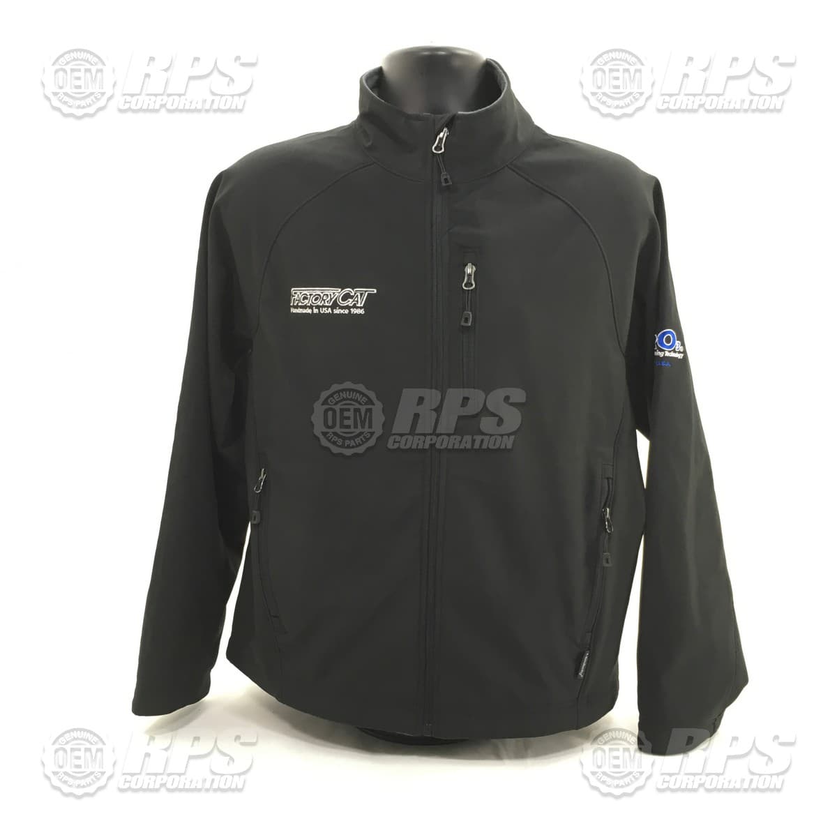 FC-JACKET-L - Factory Cat Jacket, Black, Large 