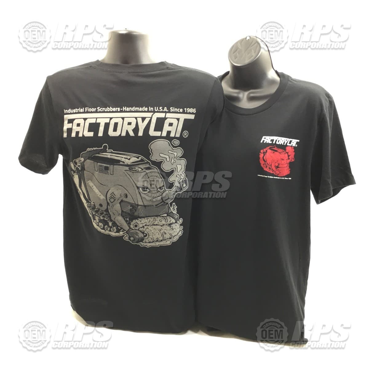 FC-LOGOSSTS-S - Factory Cat Logo T-Shirt Small
