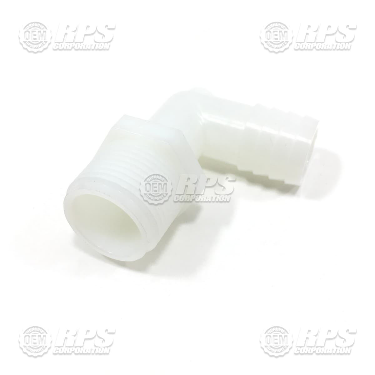 H-02929 - Elbow,3/4"Barbx3/4"MNPT,Nylon