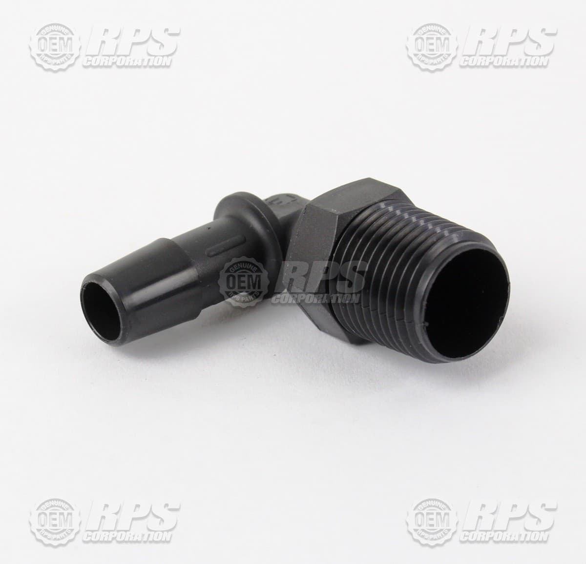 H-04762 - Elbow,3/8"Barbx3/8"MNPT Nylon 