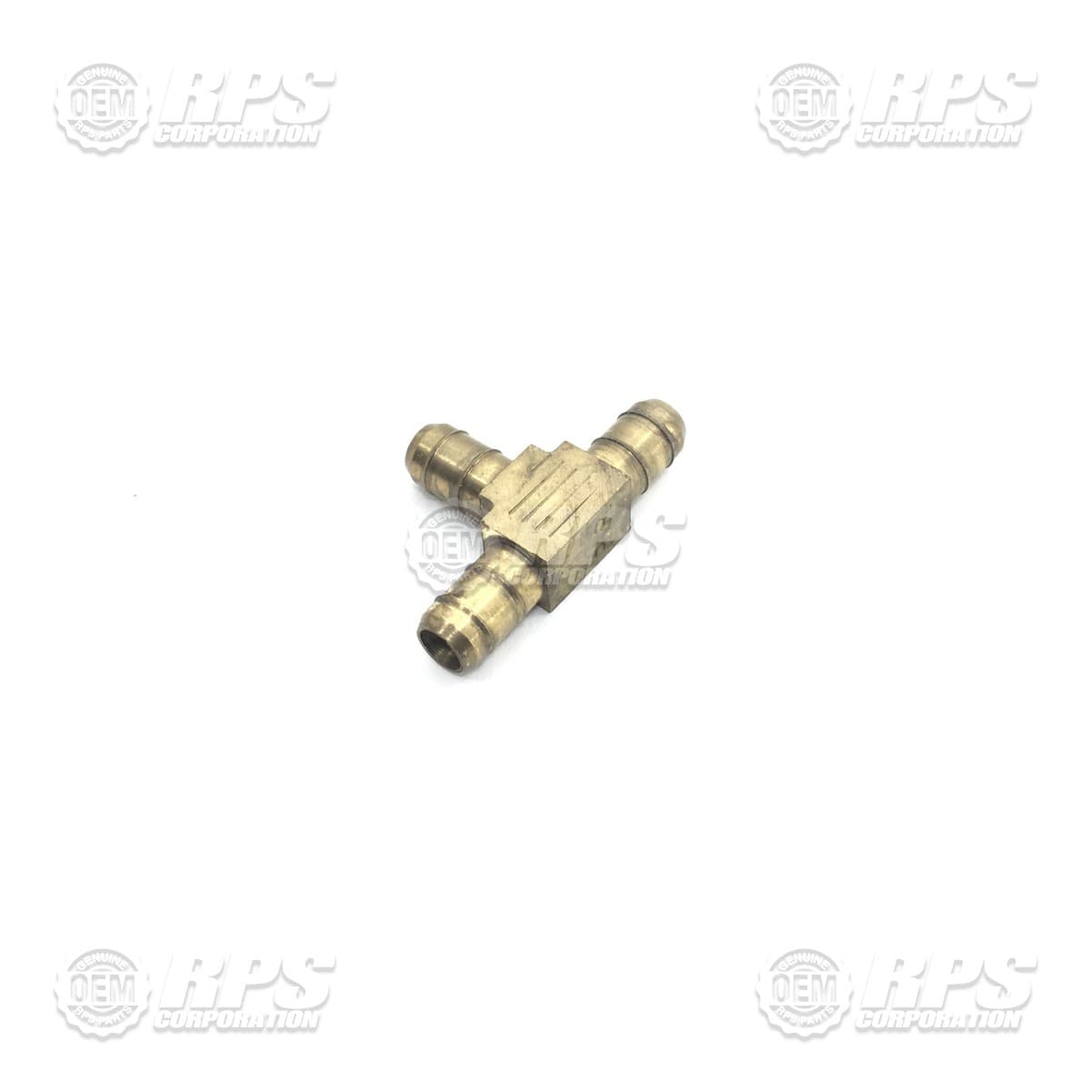 M-44555K138 - Tee,Barb,1/4",Brass 