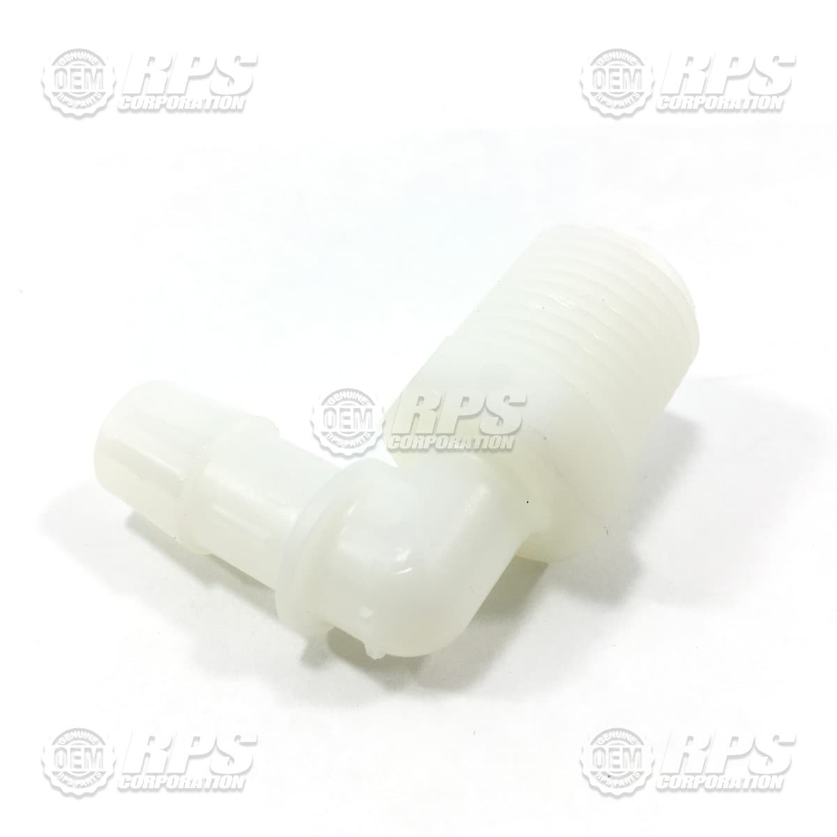 M-5463K514 - Fitting,1/2"NPTx1/2"Barb,Elbow White