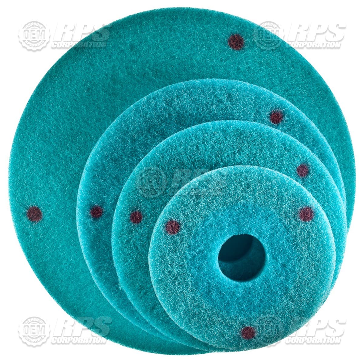 15-DP6000 - Diamond Pads, 15",Green 6000 Grit (Case of 2)
