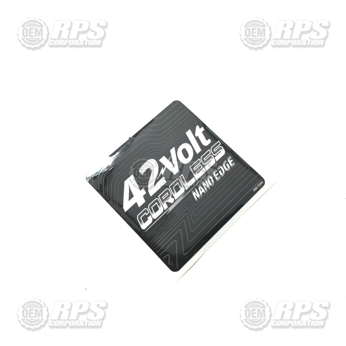 300-7203 - Decal, Nano Cordless, 42V