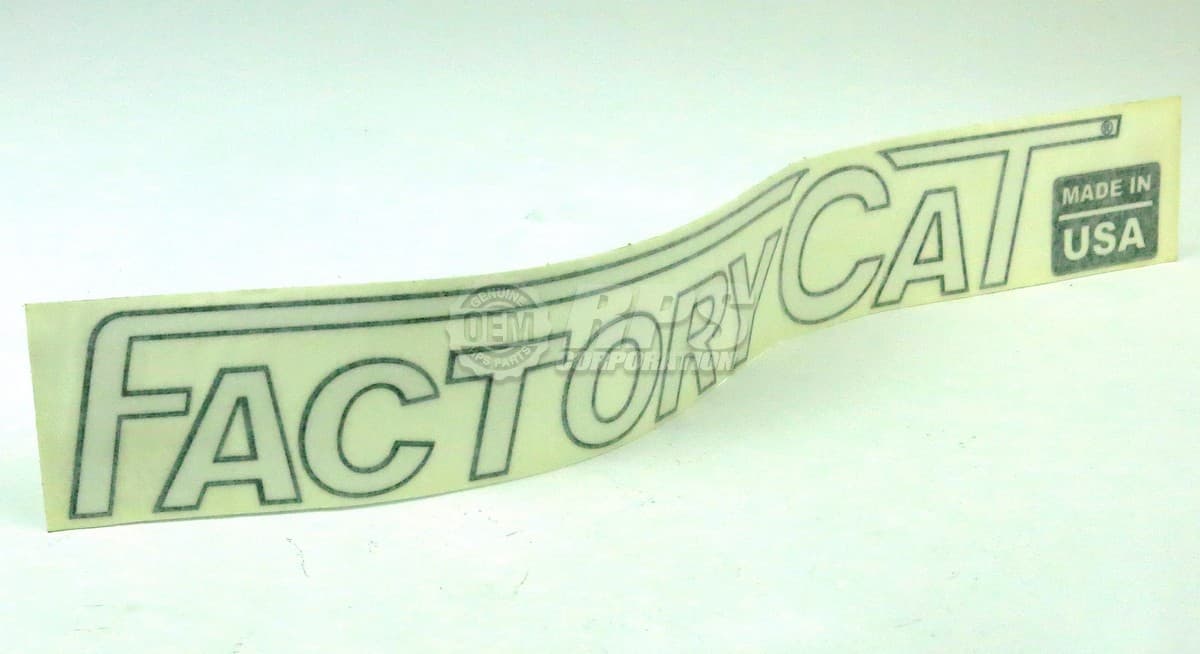 370-7201 - Decal,Factory Cat,16"