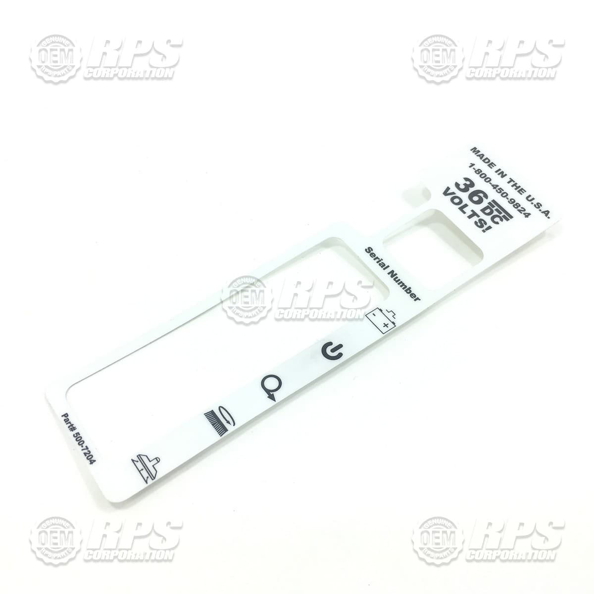 500-7204 - Decal, Meter