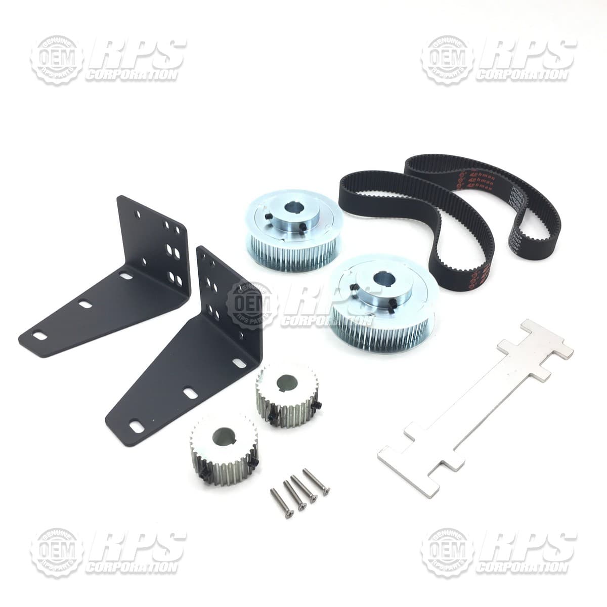 700-9082 - Cylindrical Deck Brace, Pulley, Belt Kit Fits XR/HD v2