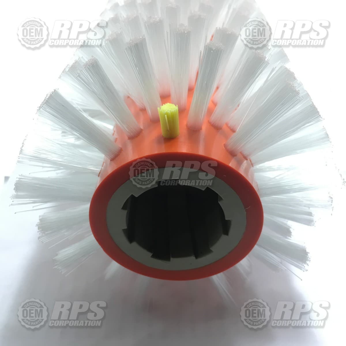 75-246N - Brush, Cyl, 24 Nylon, 7-Spline Orange