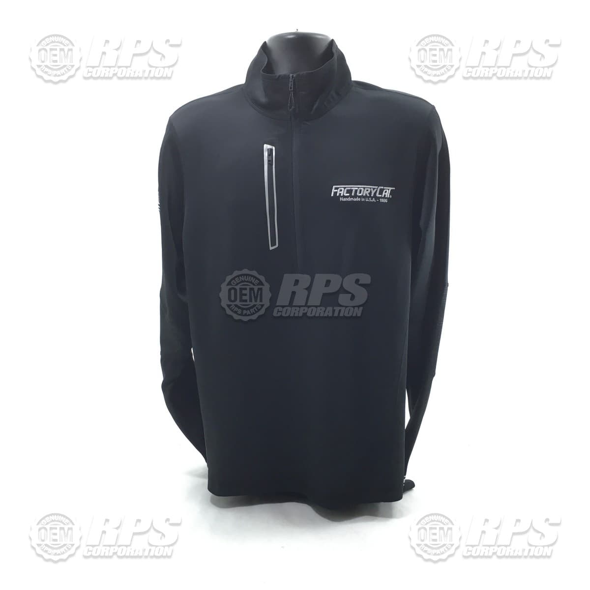 FC-PULLOVER-2XL - Factory Cat Pullover, 1/4 Zip, 2XL